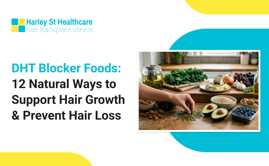 DHT Blocker Foods: 12 Natural Ways to Stop Hair Loss