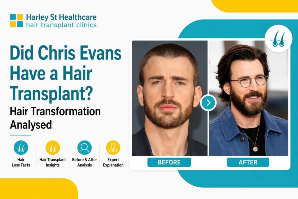 Chris Evans Hair Transformation