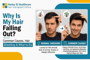 Why Is My Hair Falling Out? Common Causes, Hair Shedding & What to Do